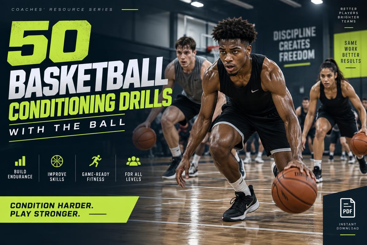 50 Basketball Conditioning Drills with the Ball